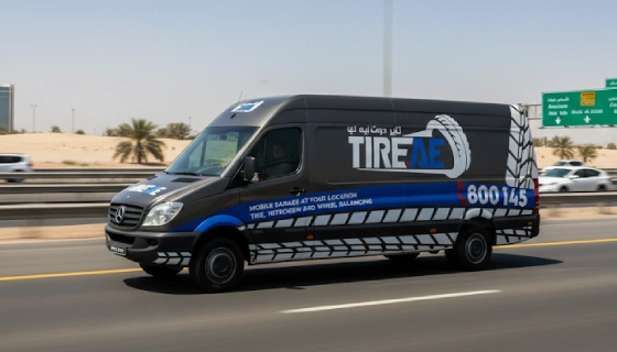 Tire Change Service Best mobile van service offers anywhere in UAE